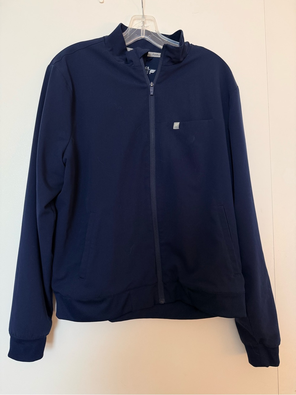 Fabletics Daily Scrub Jacket women’s size xlarge navy blue